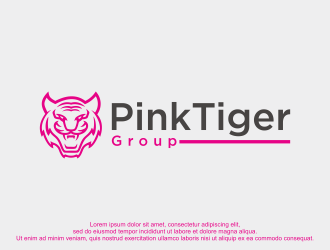 Pink Tiger Group logo design by bebekkwek