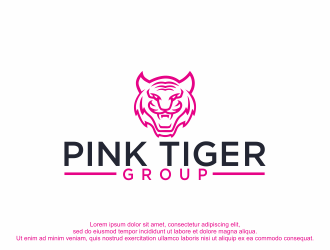 Pink Tiger Group logo design by bebekkwek