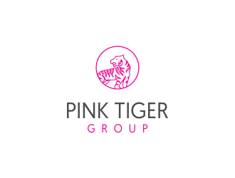 Pink Tiger Group logo design by oke2angconcept