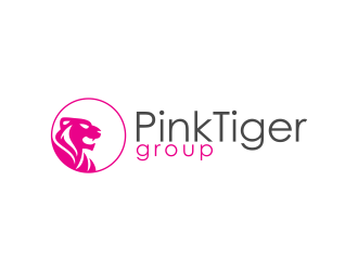 Pink Tiger Group logo design by almaula