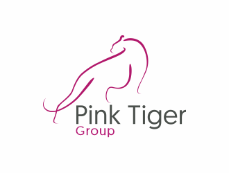 Pink Tiger Group logo design by zegeningen