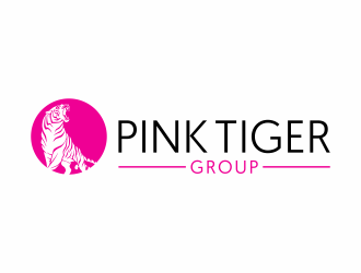 Pink Tiger Group logo design by Franky.