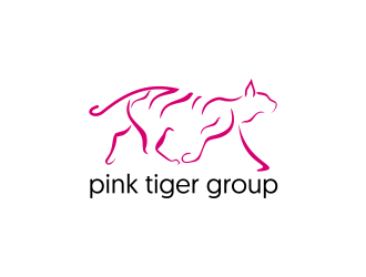 Pink Tiger Group logo design by Msinur