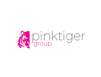 Pink Tiger Group logo design by fawadyk