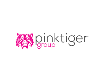 Pink Tiger Group logo design by fawadyk