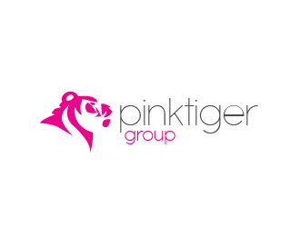 Pink Tiger Group logo design by fawadyk