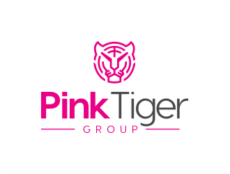 Pink Tiger Group logo design by evdesign