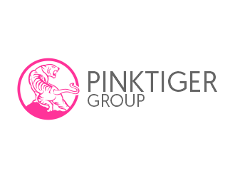 Pink Tiger Group logo design by SmartTaste