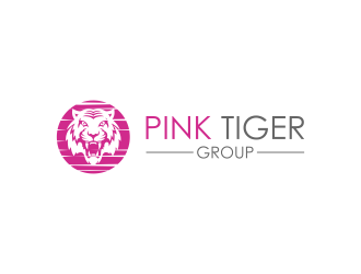 Pink Tiger Group logo design by lintinganarto