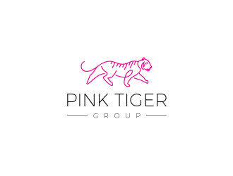 Pink Tiger Group logo design by restuti