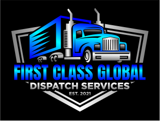 First Class Global Dispatch Services  logo design by cintoko