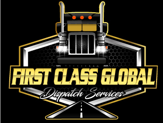 First Class Global Dispatch Services  logo design by Suvendu