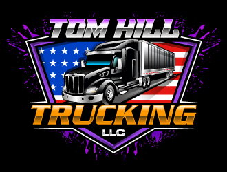 TOM HILL TRUCKING  LLC logo design by Suvendu