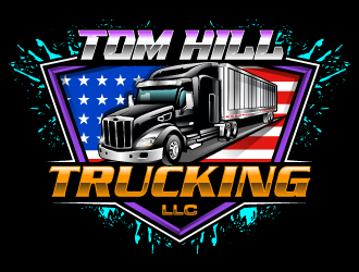 TOM HILL TRUCKING  LLC logo design by Suvendu