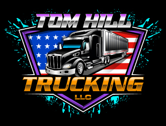 TOM HILL TRUCKING  LLC logo design by Suvendu