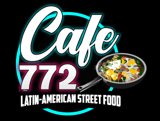 Cafe 772 logo design by Suvendu