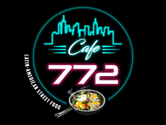 Cafe 772 logo design by Suvendu