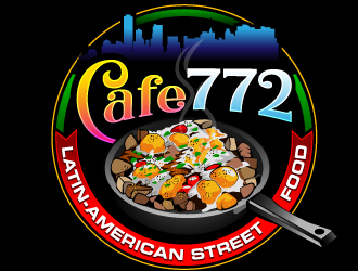 Cafe 772 logo design by Suvendu