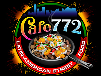 Cafe 772 logo design by Suvendu