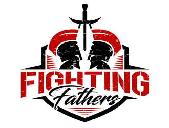 Fighting Fathers logo design by DreamLogoDesign