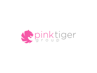 Pink Tiger Group logo design by luckyprasetyo