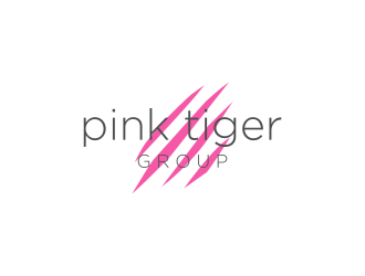 Pink Tiger Group logo design by luckyprasetyo