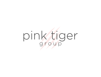 Pink Tiger Group logo design by luckyprasetyo