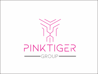 Pink Tiger Group logo design by niichan12