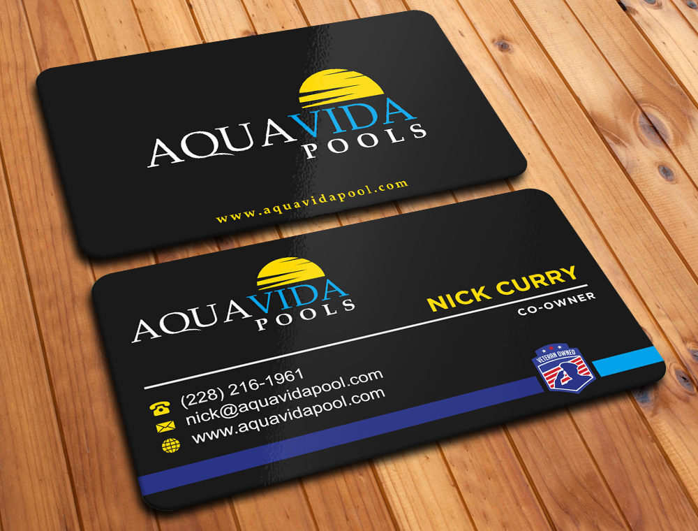 AquaVida Pools logo design by imagine