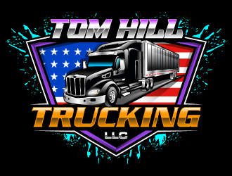 TOM HILL TRUCKING  LLC logo design by Suvendu