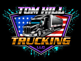 TOM HILL TRUCKING  LLC logo design by Suvendu