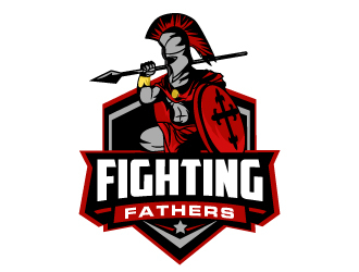 Fighting Fathers logo design by ElonStark