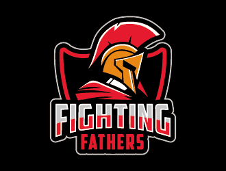 Fighting Fathers logo design by keptgoing