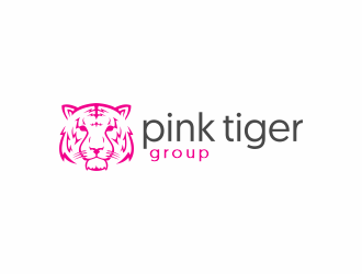 Pink Tiger Group logo design by zegeningen