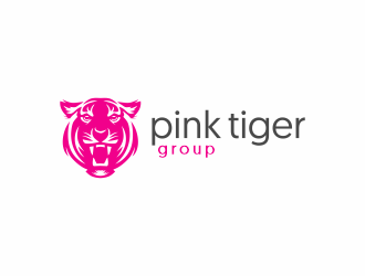 Pink Tiger Group logo design by zegeningen