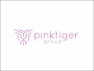 Pink Tiger Group logo design by niichan12