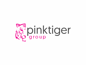 Pink Tiger Group logo design by zegeningen