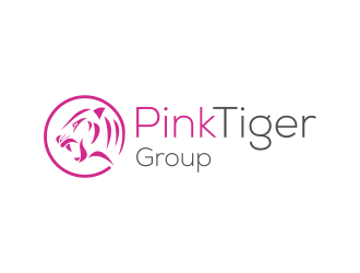 Pink Tiger Group logo design by lintinganarto