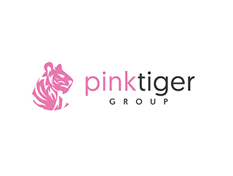 Pink Tiger Group logo design by EzioCorleone