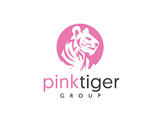 Pink Tiger Group logo design by EzioCorleone