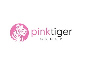 Pink Tiger Group logo design by EzioCorleone