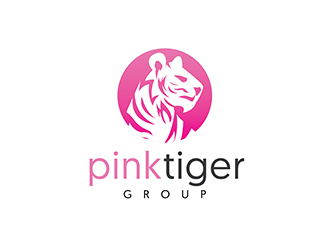 Pink Tiger Group logo design by EzioCorleone