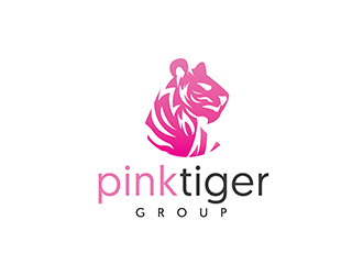 Pink Tiger Group logo design by EzioCorleone