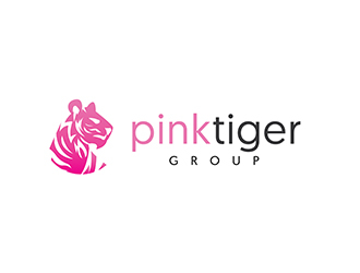 Pink Tiger Group logo design by EzioCorleone