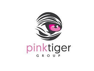 Pink Tiger Group logo design by EzioCorleone