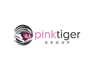 Pink Tiger Group logo design by EzioCorleone