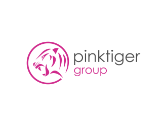 Pink Tiger Group logo design by lintinganarto