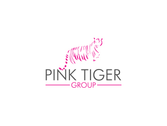 Pink Tiger Group logo design by Rexi_777