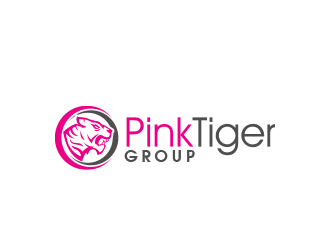 Pink Tiger Group logo design by MarkindDesign