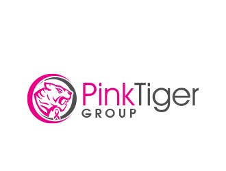 Pink Tiger Group logo design by MarkindDesign